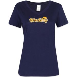 Ladies Workday Sunny Day T-shirt Navy