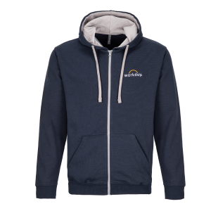 Workday Navy Hooded Sweatshirt