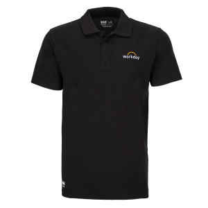 Workday Helly Hansen Black Polo Shirt